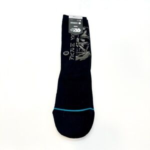 Stance Black and Blue Graphic Crew Socks